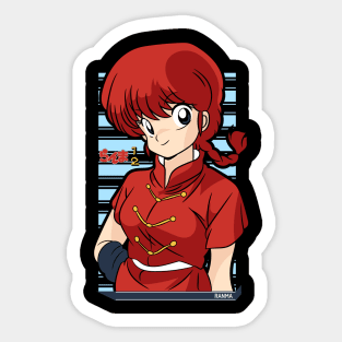 Ranma Satome Female Form | Ranma 1/2 Sticker